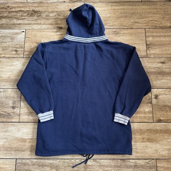 Georgetown Hoyas Embroidered Sweatshirt Hoodie Navy Large Team Edition - Picture 12 of 13